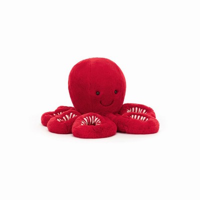 Jellycat Cranberry Octopus USA | 82305IDWT